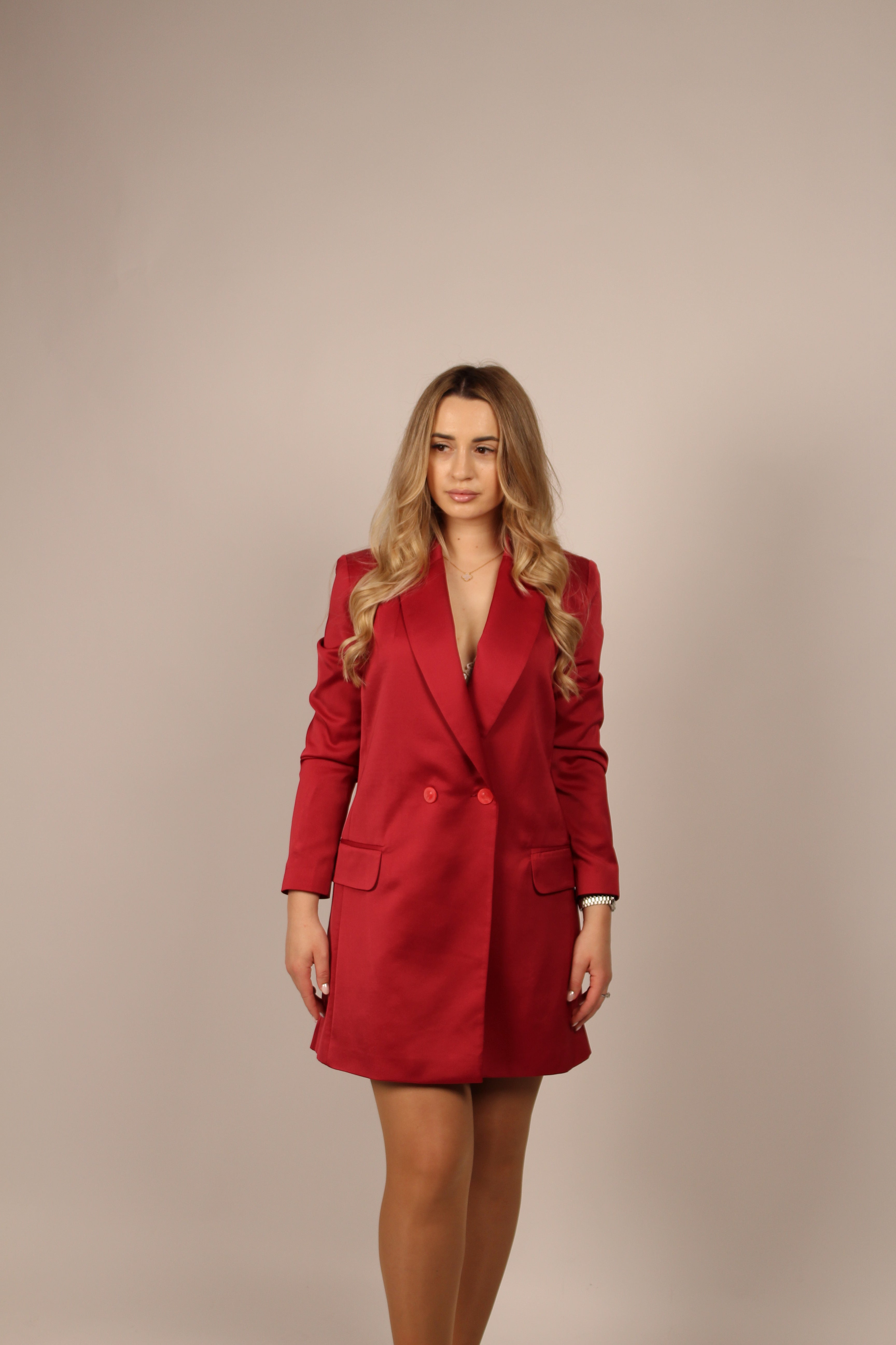 Andaleya Blazer Dress with Long Sleeves