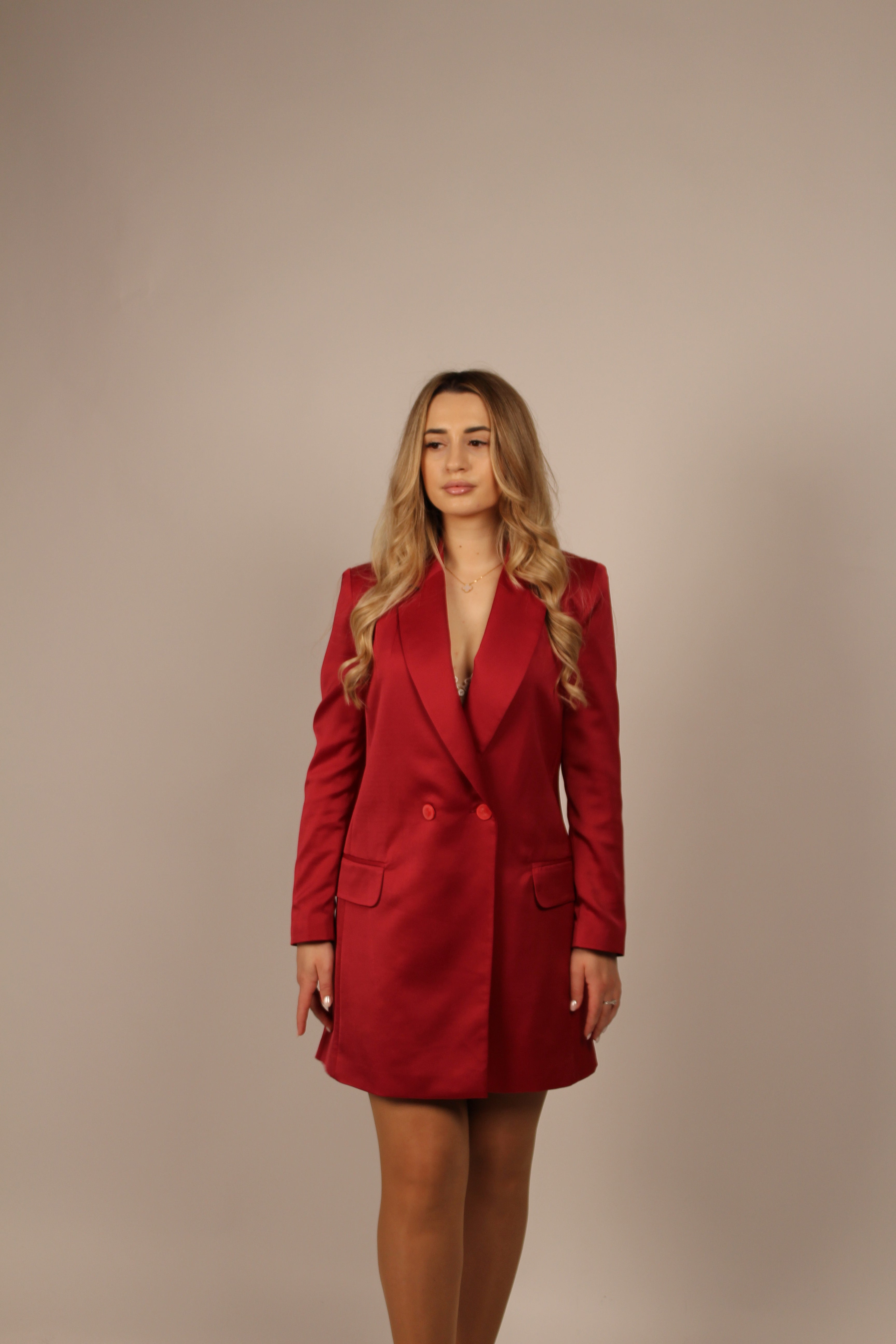 Andaleya Blazer Dress with Long Sleeves